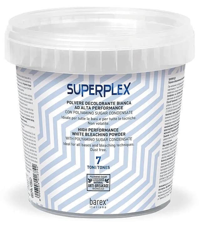 BAREX SuperPlex - UP TO 7 Обесцвечивающий белый порошок, 400 г.