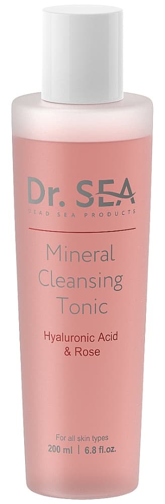 Dr. Sea Минеральный очищающий тоник с гиалуроновой кислотой и экстрактом розы 200 мл
