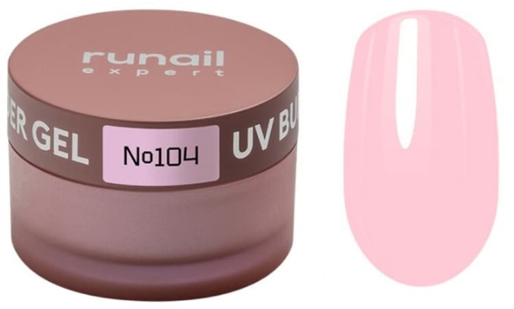 RuNail Expert Гель моделирующий UV BUILDER GEL №104, 15г банка