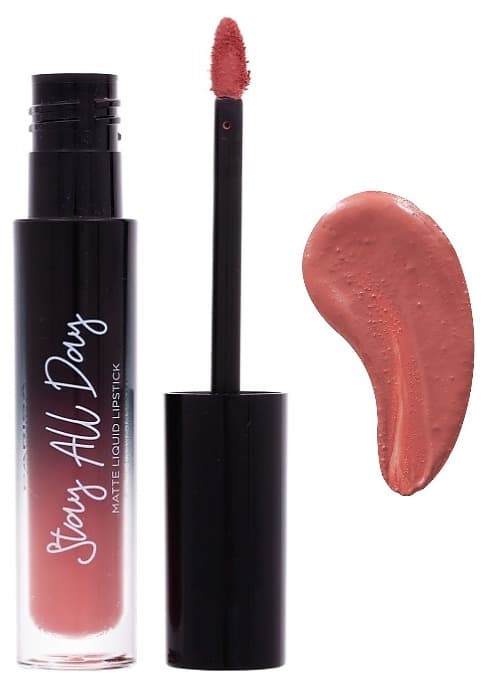 Parisa Жидкая помада MATTE для макияжа губ "Stay all day" (05 коралловый), 4 мл