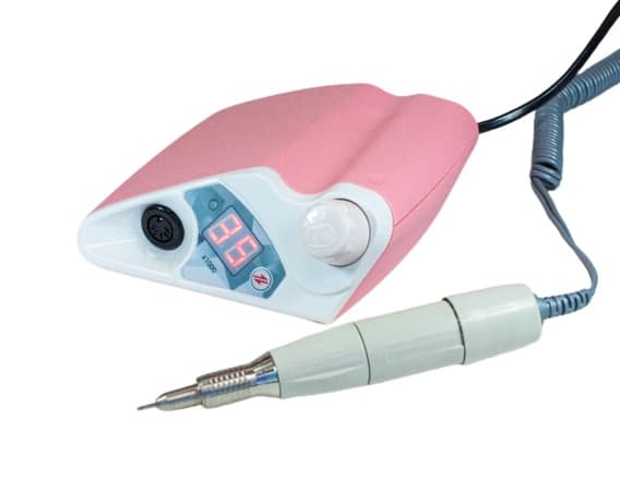 Набор РЭСТАР-03 Колибри СМАРТ для ман/пед 35000 об/мин, цв.розов-белый (Рег.педаль, щеточный)