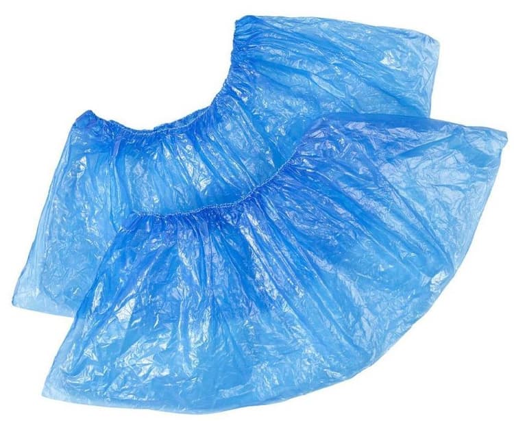 Бахилы полиэтиленовые Стандарт Лайт 2,2 гр. цвет синие 1000 пар/евроблок