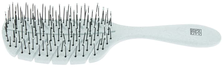 Dewal Щетка Eco-Friendly продувная, нейлон. штифты,форма листик, голубая 