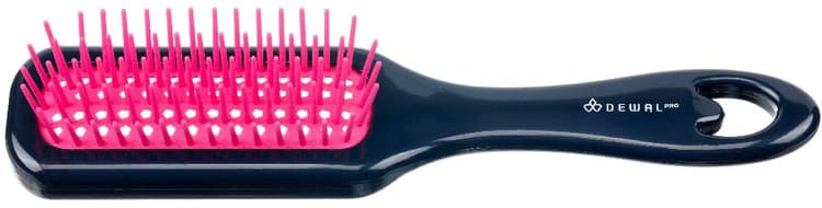 Dewal Щетка для укладки FIESTA пластиковая продувная, 5-рядная, цв.фуксия 