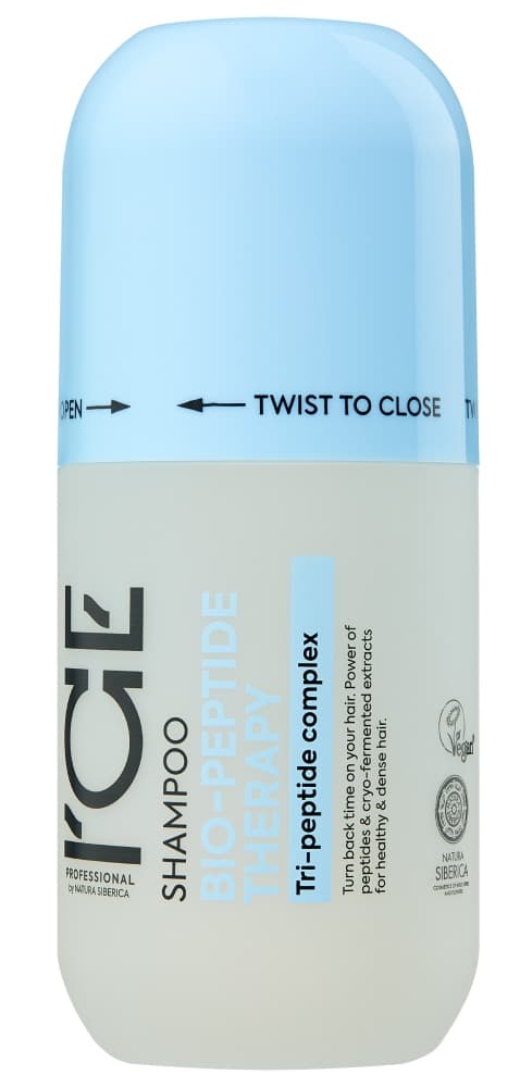 ICE Professional BIO-PEPTIDE THERAPY Шампунь для восстановления и уплотнения тонких и ломких волос 250 мл.