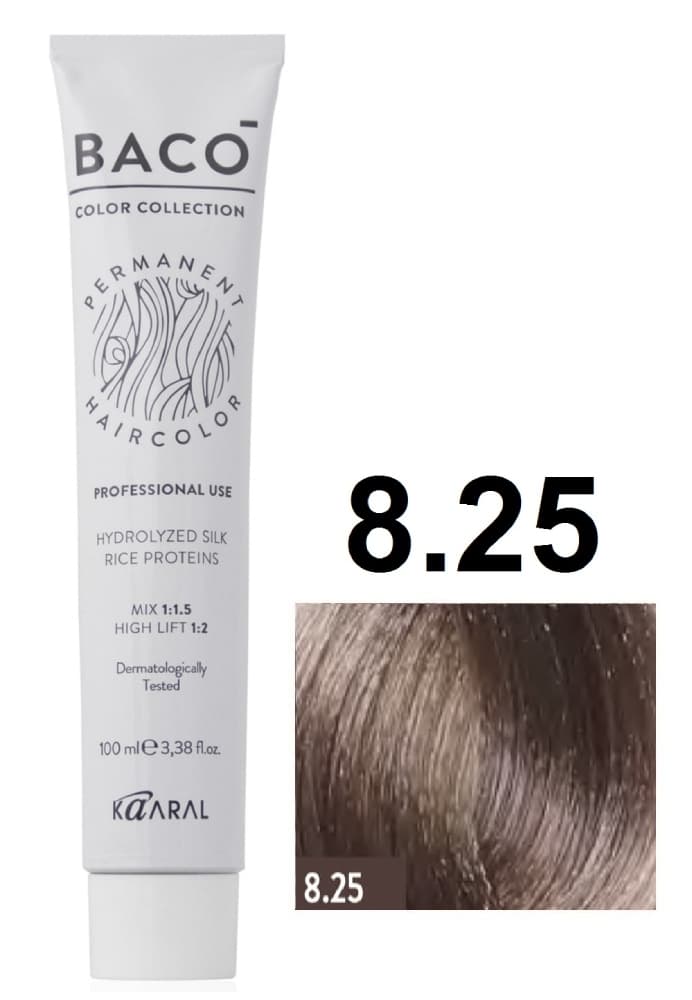 KAARAL Baco color  8.25 светлый блондин фиолетово-махагоновый 100 мл