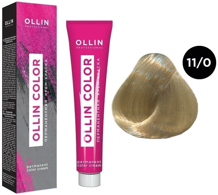 OLLIN COLOR 11/0 специальный блондин 60мл Перманентная крем-краска для волос