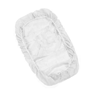 Чехол на кушетку SMS на резинке 100*215*30см., белый (5 шт/уп)