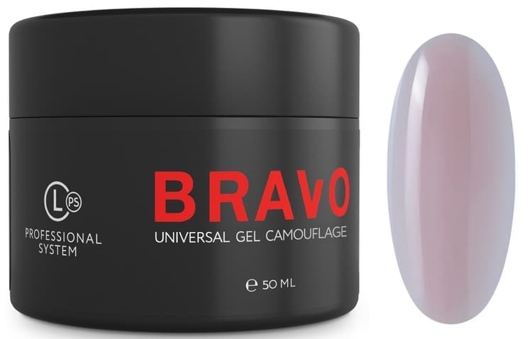 Моделирующий (Bravo) Universal Gel № 15 Camouflage 50 мл, цв. бежевый