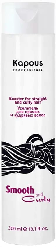 Kapous Усилитель для прямых и кудрявых волос двойного действия "Amplifier" серии "Smooth and Curly" 300 мл