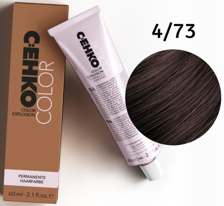 C:EHKO Color Explosion 4/73 Средний каштан коричнево-золотистый 60 мл