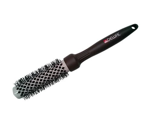 Dewal Термобрашинг MOKKA керамический + антистатик, волнистая щетина, d 25/37 мм