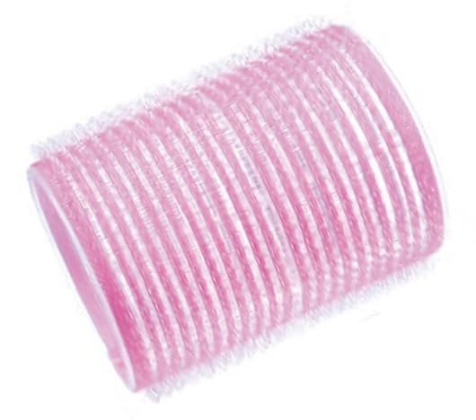 Harizma Бигуди-липучки d.44 мм, длина 63 мм., розовые, 12 шт/уп. 