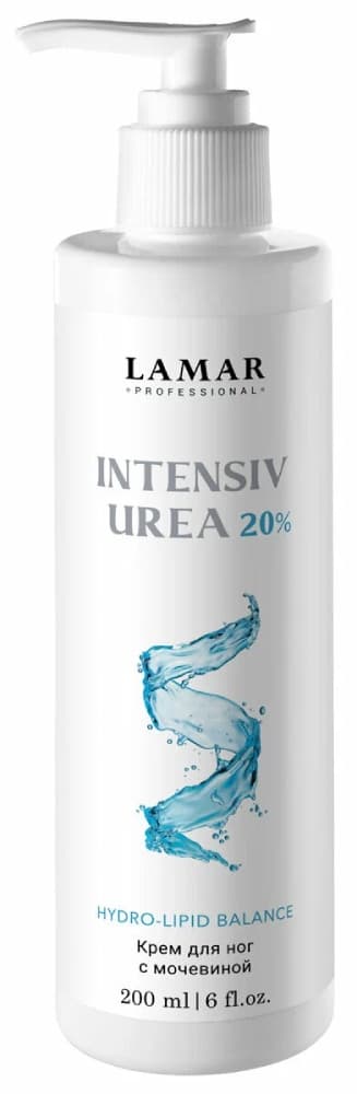 LAMAR Крем для ног с мочевиной INTENSIV UREA 20%, 200 мл