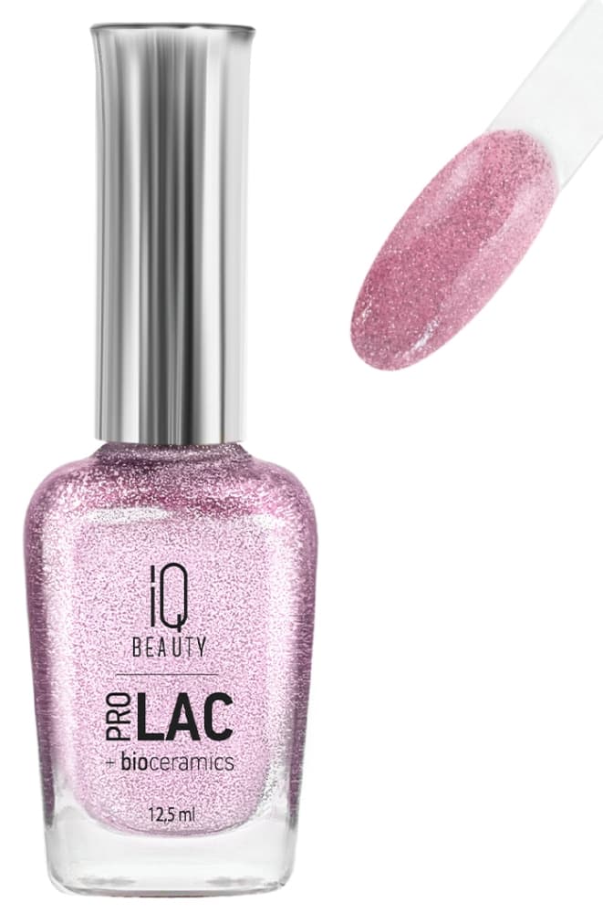 IQ BEAUTY PROLAC Лак для ногтей укрепляющий с биокерамикой 12.5 мл №119 Fairy dust