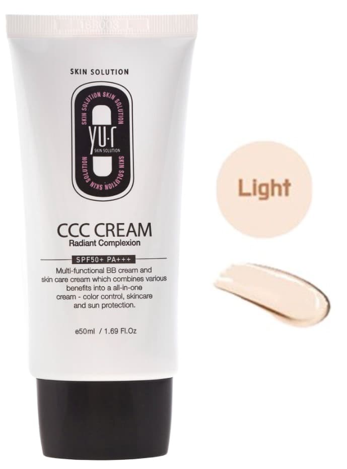 Yu-r Корректирующий крем CCC Cream (Light), SPF 50, 50 мл 