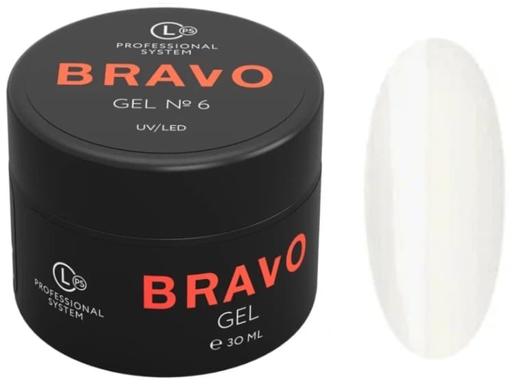 Bravo Моделирующий камуфлирующий гель Camouflage Gel молочный 30 мл