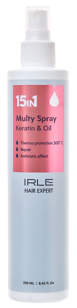 IRLE Мульти Спрей 15 в 1 (Keratin & Oil Multy Spray 15 in 1), 250 мл