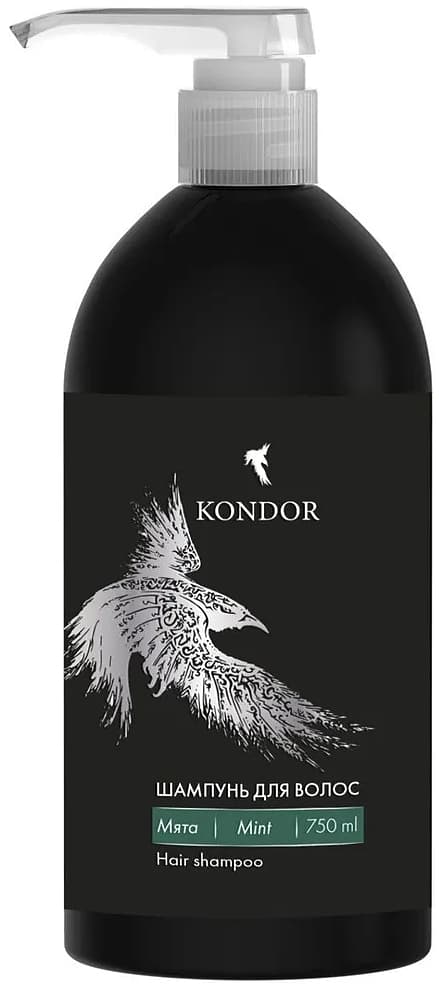 KONDOR Шампунь для волос мята 750 мл 