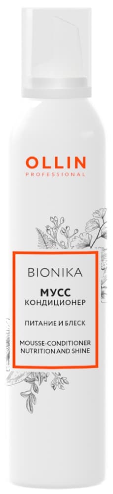 OLLIN BioNika Мусс-кондиционер для волос «Питание и блеск» 250мл