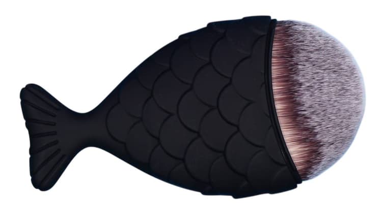 Кисть-сметка "Рыбка", цвет черный (106мм х 55 мм) 