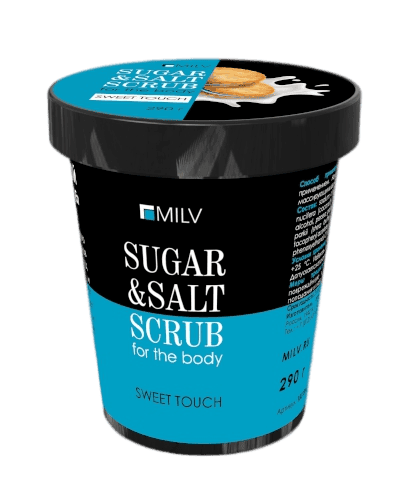 MILV Сахарно-солевой скраб для тела «Печенье». 290 г 