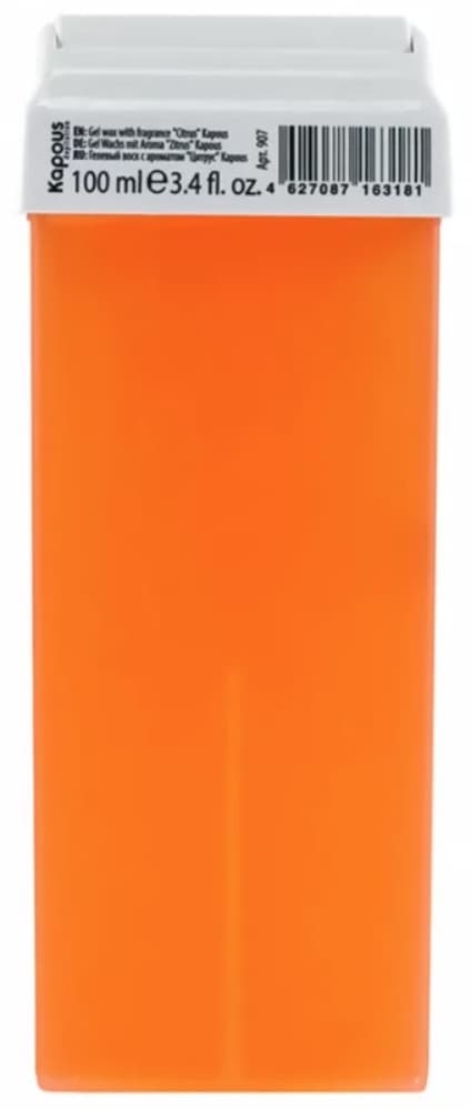 Kapous Depilation Гелевый воск с ароматом "Цитрус" в картридже, 100 мл