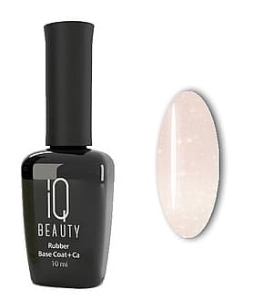 IQ BEAUTY Базовое камуфлирующее покрытие с шиммером каучуковое с кальцием, 16 Нюд & Золото, 10 мл