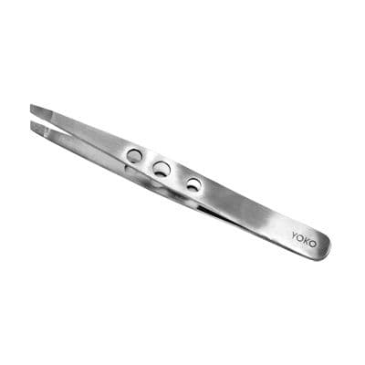 Yoko Пинцет скошенный (матовый) 95мм 