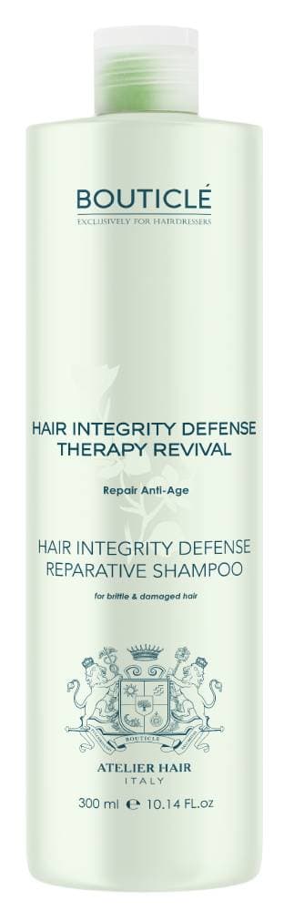 Bouticle ATELIER HAIR Укрепляющий восстанавливающий шампунь для истонченных, хрупких и поврежденных волос 300 мл