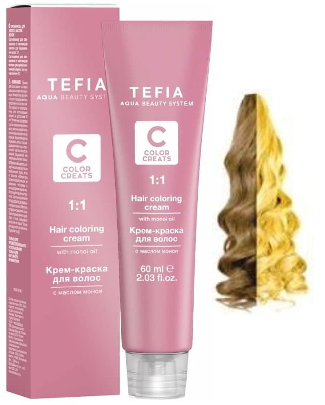 TEFIA Color Creats Контраст желтый 60 мл.