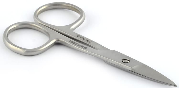 Metzger Ножницы ногтевые прямые (матовые) 