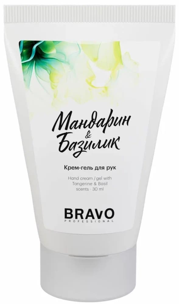 Bravo Крем-гель для рук «Мандарин и Базилик», 30 мл