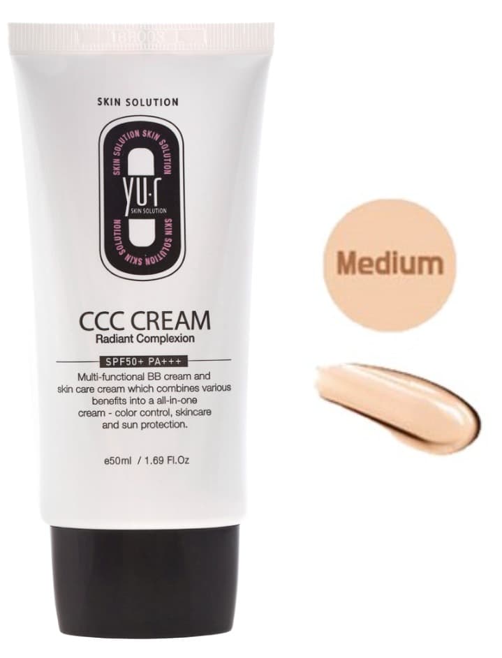 Yu-r Корректирующий крем CCC Cream (Medium), SPF 50, 50 мл