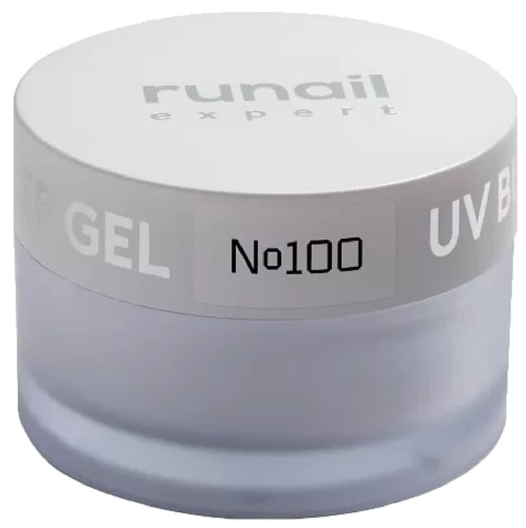 RuNail Expert Гель моделирующий UV BUILDER GEL №100, 50г банка