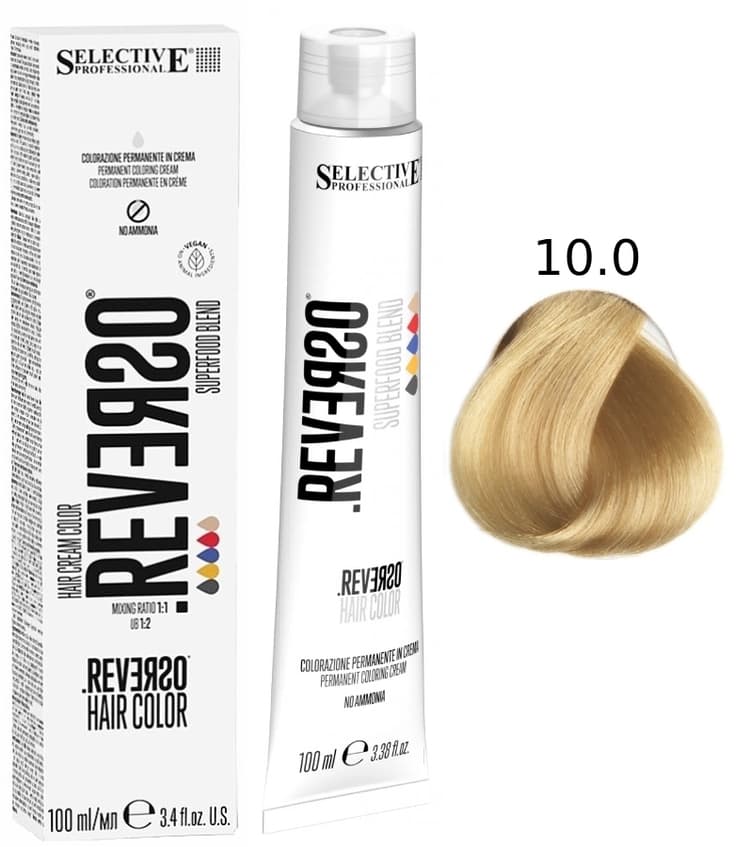 SELECTIVE Reverso Hair Color 10.0 Экстра светлый блондин