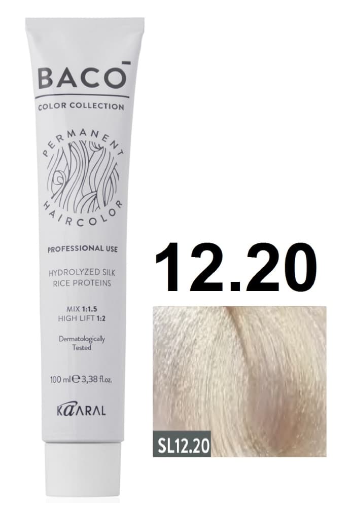 KAARAL Baco color  12.20 экстра светлый перламутровый блондин 100 мл