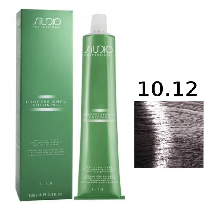 KAPOUS Studio S 10.12 пепельно-перламутровый платиновый блонд 100 мл 