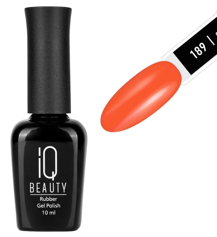 IQ BEAUTY Каучуковый гель-лак с кальцием №189 Coral bud - коллекция Jardin