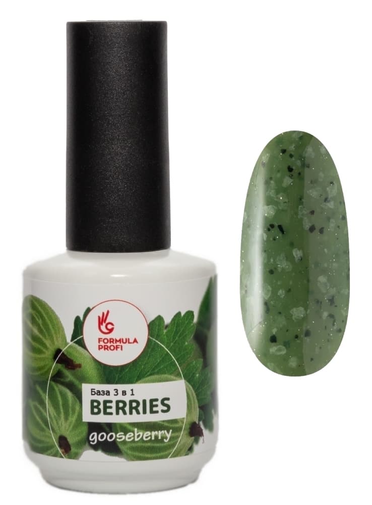 Formula Profi Гель-база 3в1 "Berries", № 09 Gooseberry 15мл