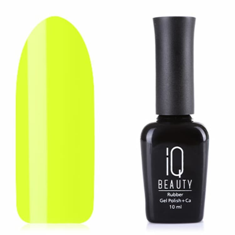 IQ BEAUTY Каучуковый гель-лак с кальцием №130 10 мл.(Crime lime)