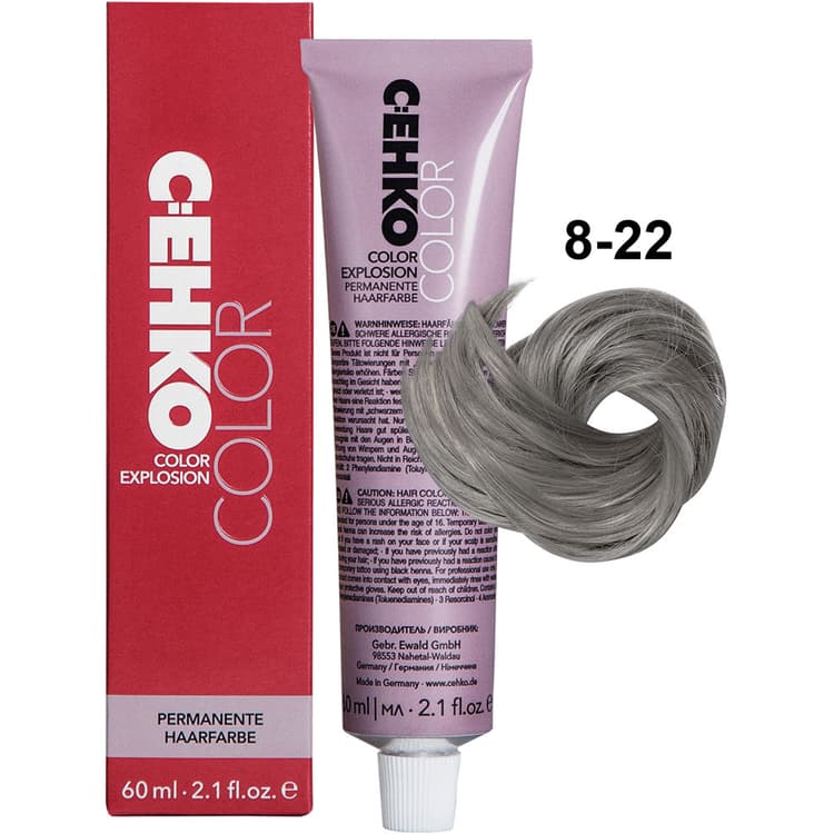 C:EHKO Color Explosion 8/22 Светлый блондин интенсивно-пепельный/Light Blond Ash lntensive 60 мл