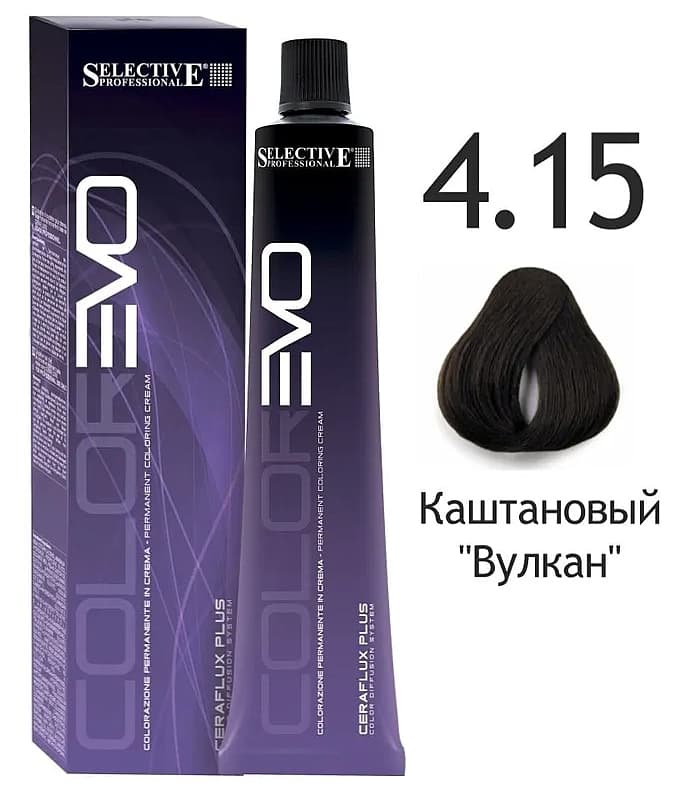 SELECTIVE COLOREVO 4.15  каштановый "вулкан"