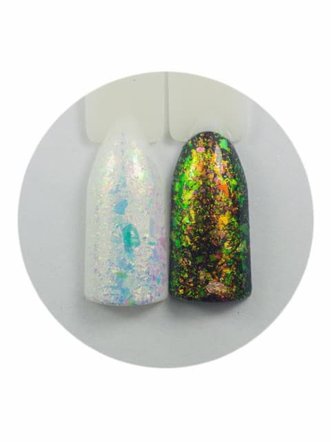 Дизайн для ногтей Юки белые №04