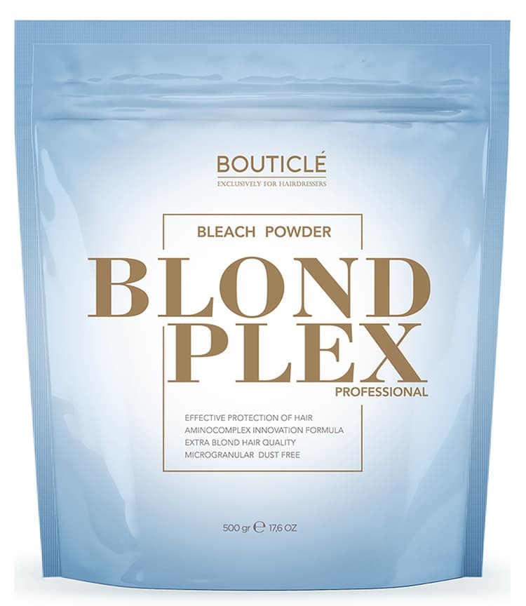 BOUTICLE Обесцвечивающий порошок Blond Plex с аминокомплексом - "Blond Plex Powder Bleach" 500 гр