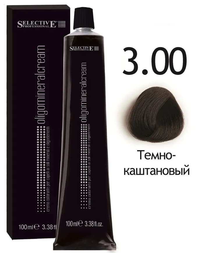 SELECTIVE OligoMineral 3.00 темный каштановый 