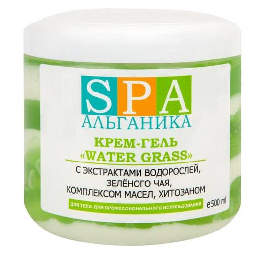 Альганика Крем-гель"Water Grass" с экстрактами водорослей, зеленого чая, комплексом масел, хитозаном 500 мл