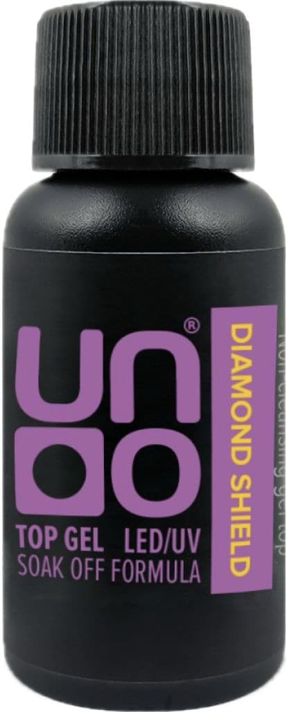 Верхнее покрытие для гель-лака UNO DIAMOND SHIELD без липкого слоя, 30 гр 