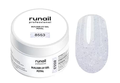 RuNail Моделирующий УФ-гель с поталью BUILDER UV GEL POTAL, 15 г №8553