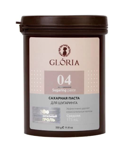 GLORIA Сахарная паста средняя, 330 гр.